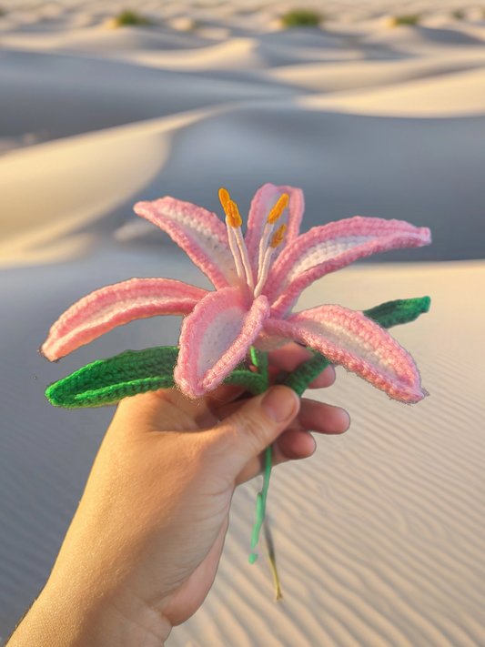 Hand crochet Lily